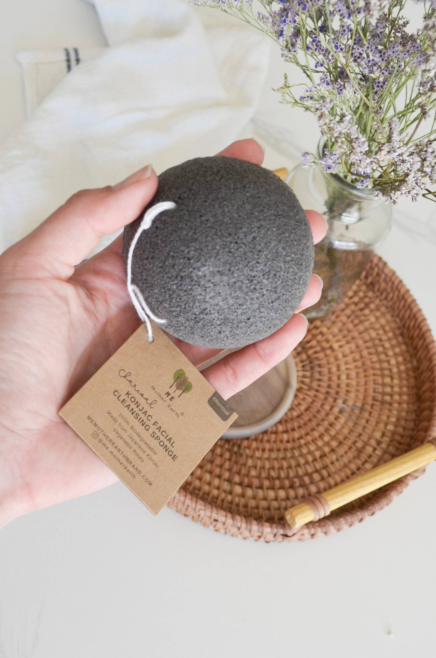 Charcoal Sponge Biodegradable | Zero Waste |