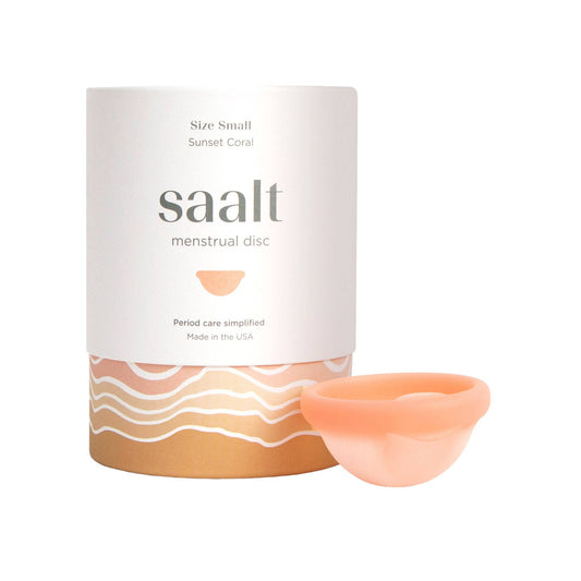 Saalt Menstrual Disc: Sunset Coral (Small)